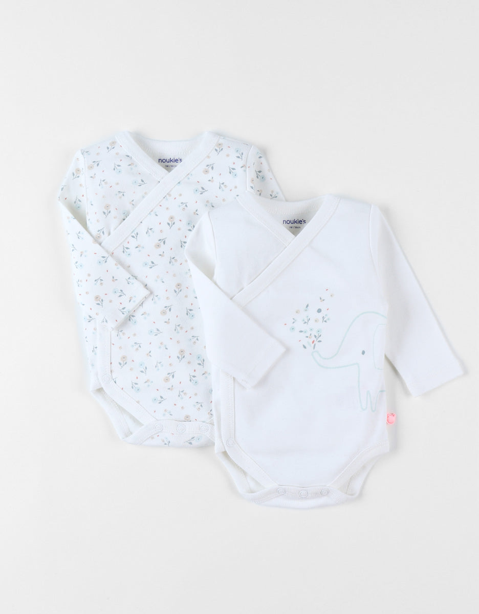 Set de 2 bodys coton bio