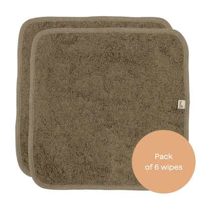 Lingettes réutilisables (6 lingettes)
