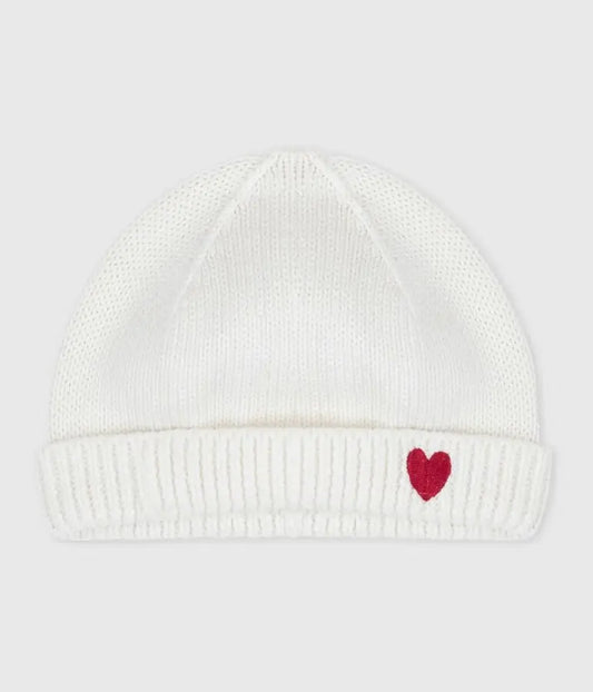Bonnet tricoté en coton naissance