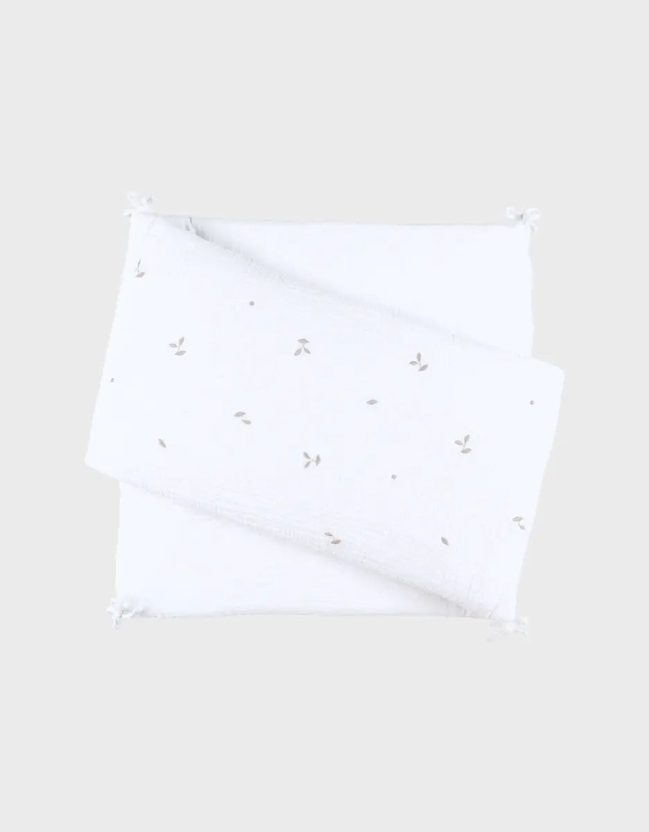 Tour de lit mousseline de coton bio
