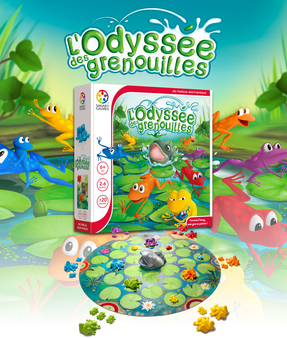 Jeu L'odyssée des grenouilles