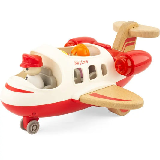 Véhicule sonore et lumineux avion