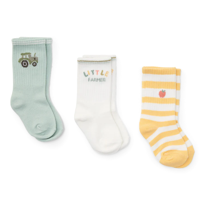 Chaussettes Lots de 3 paires Chaussettes Farm Honey Stripes Little Farmer