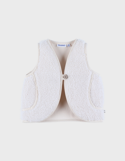 Veste sans manches sherpa