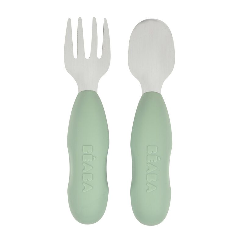 Lot de 2 pré couverts inox
