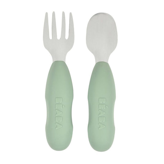 Lot de 2 pré couverts inox