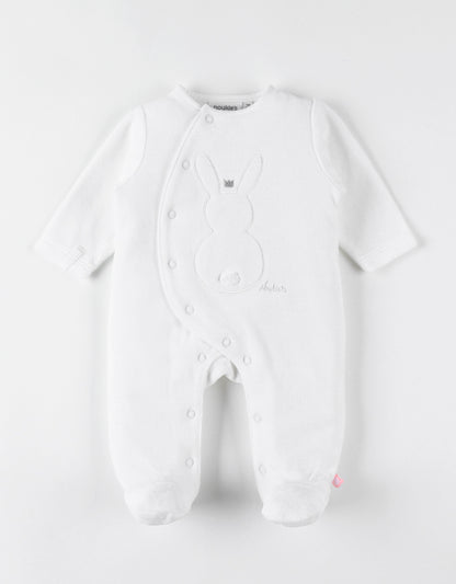 Pyjama en velours lapin