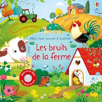 Livre Usborn Les bruits de la ferme