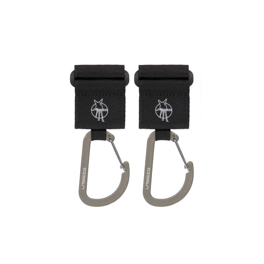 Attaches poussette avec mousqueton