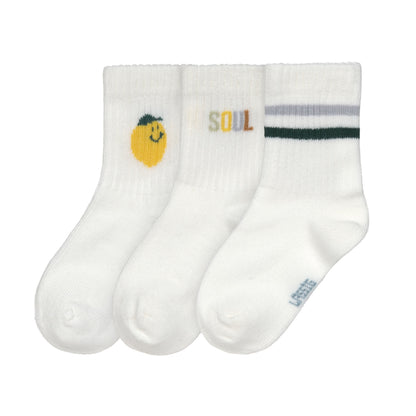 Lot de 3 paires de chaussettes enfant