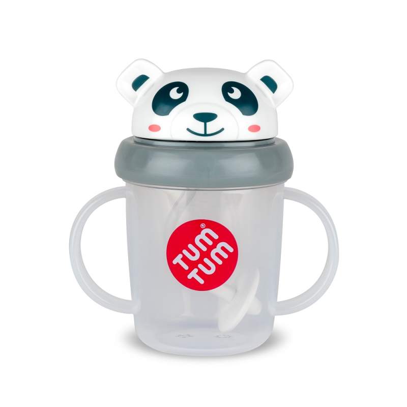 Tasse d'apprentissage avec paille lestée