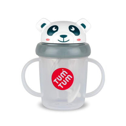 Tasse d'apprentissage avec paille lestée