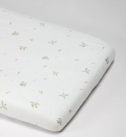 Drap housse Coton Bio Berceau L'envolée