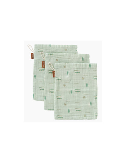 Gants de toilette 3pcs
