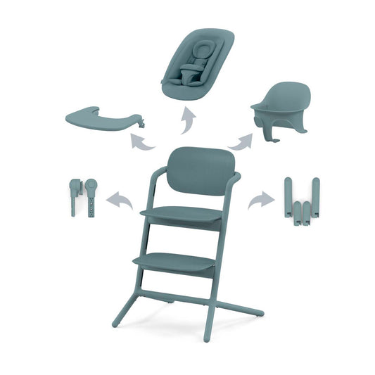 Chaise haute Lemo 4 en 1