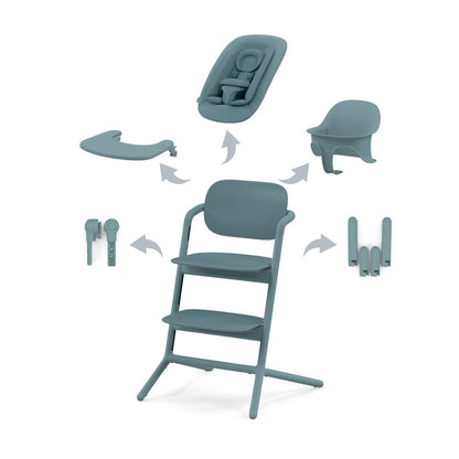Chaise haute Lemo 4 en 1