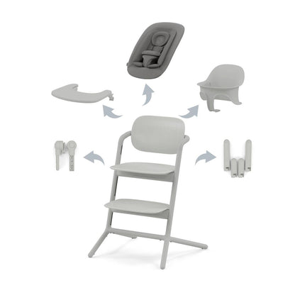 Chaise haute Lemo 4 en 1