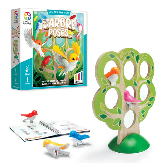 Jeu sur un arbre posés...