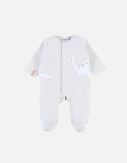 Pyjama en velours dinosaure