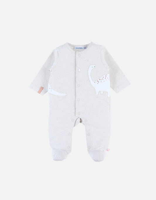 Pyjama en velours dinosaure