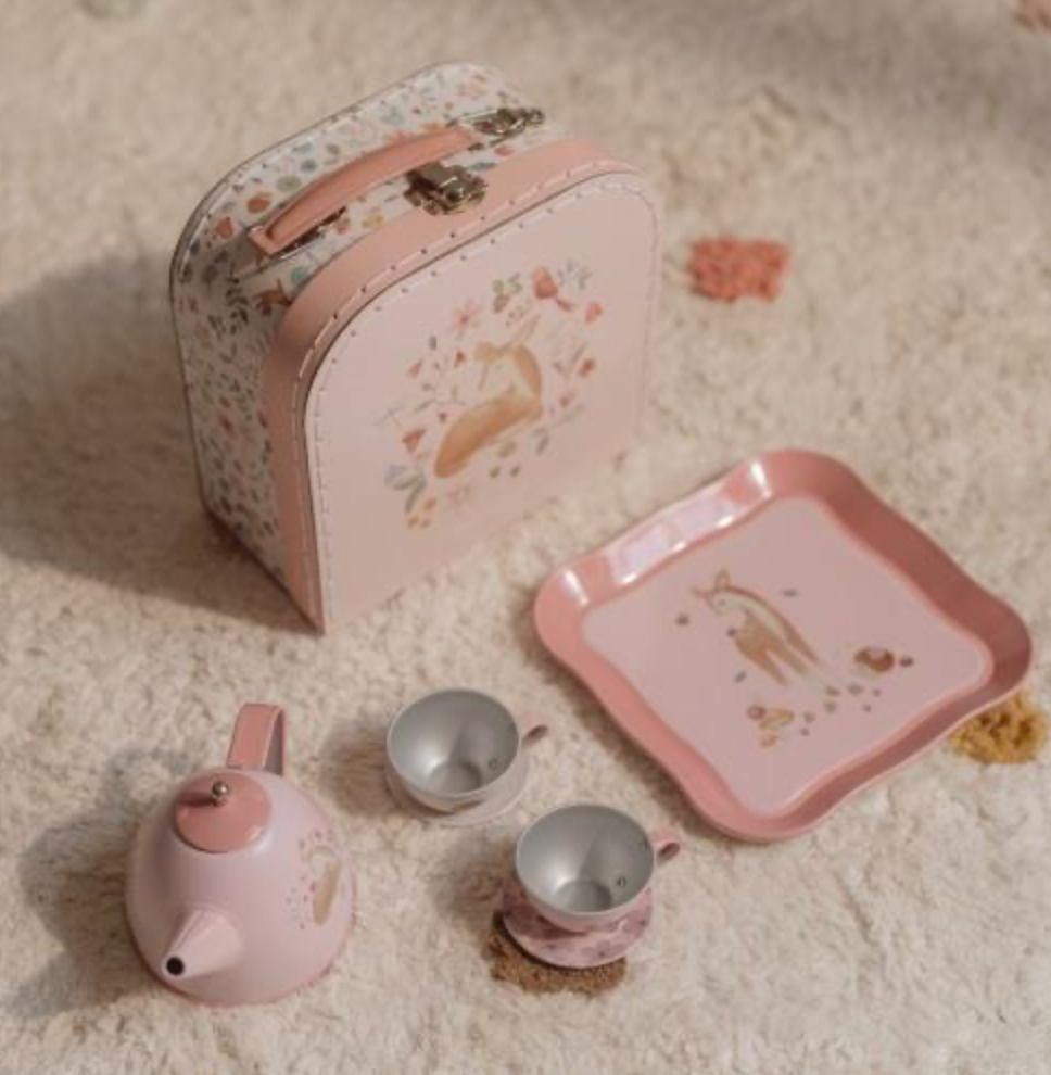 Service à thé Fairy garden ( 7 pièces )