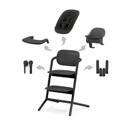 Chaise haute Lemo 4 en 1