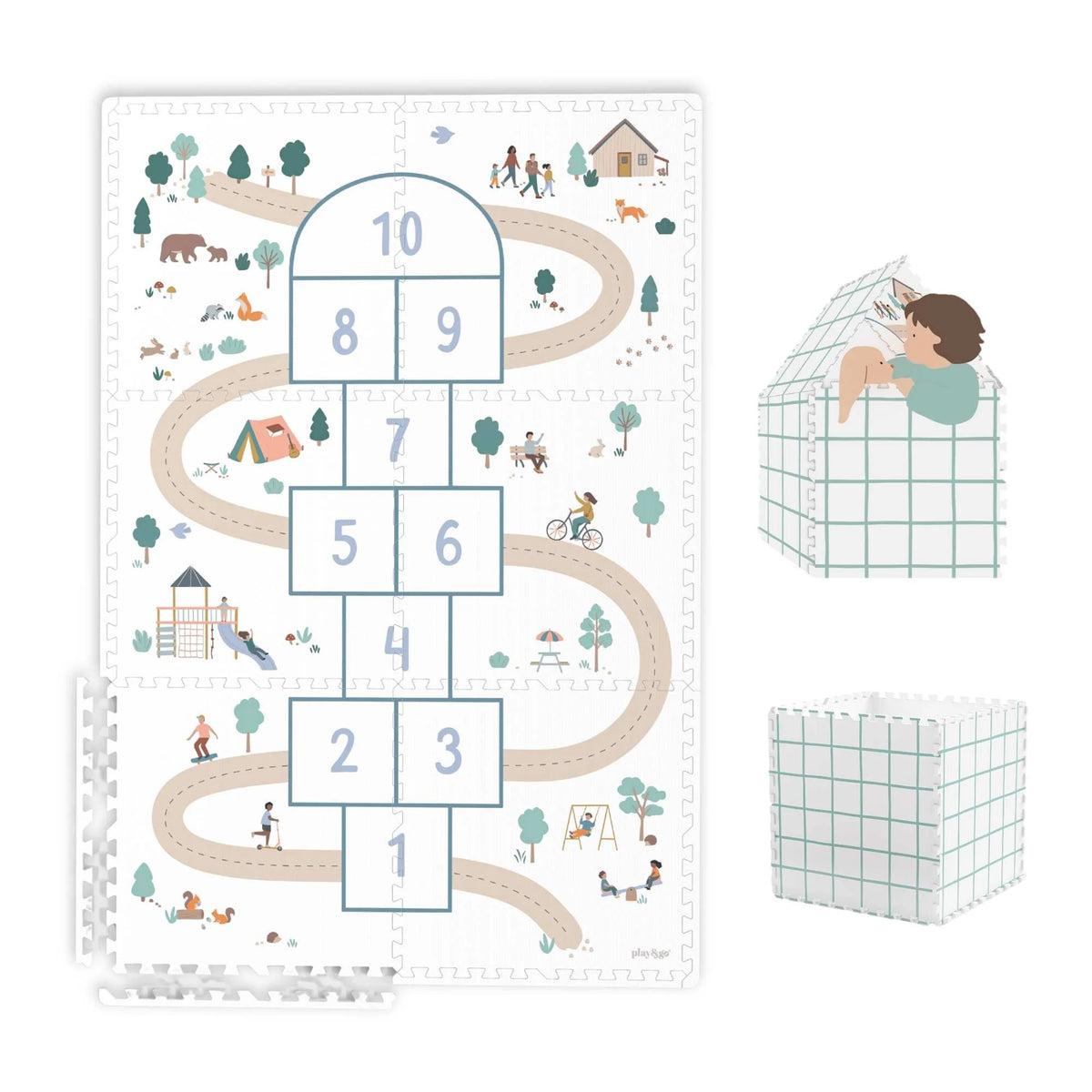 Tapis de motricité puzzle Tiloo