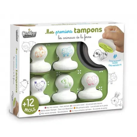 Coffret mes premiers tampons "Animaux de la ferme"