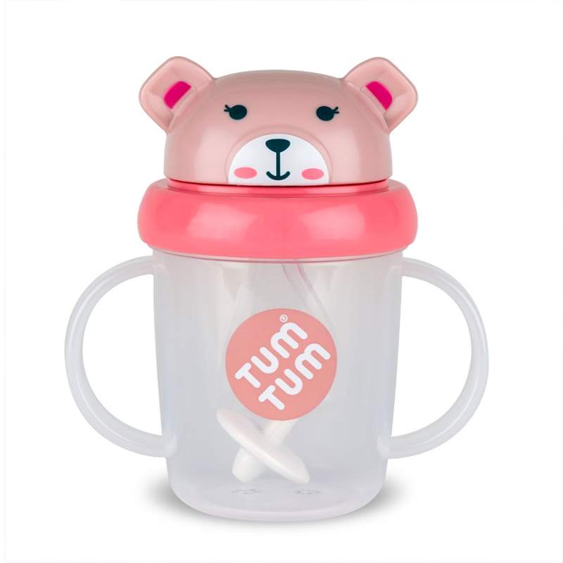 Tasse d'apprentissage avec paille lestée