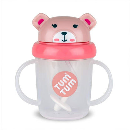 Tasse d'apprentissage avec paille lestée