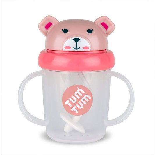 Tasse d'apprentissage avec paille lestée