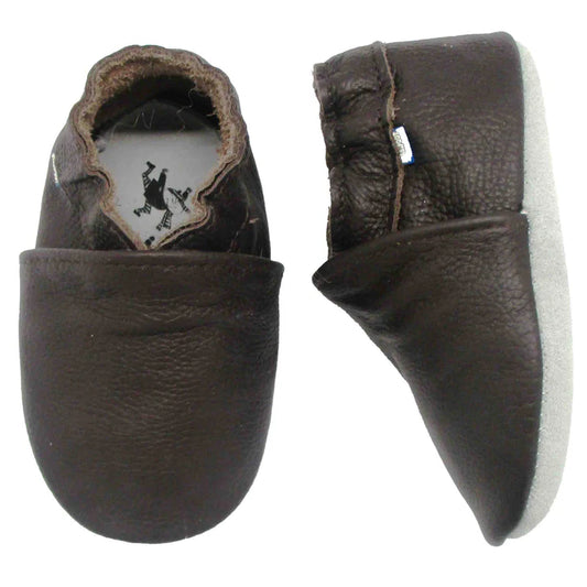 Chaussons en cuir