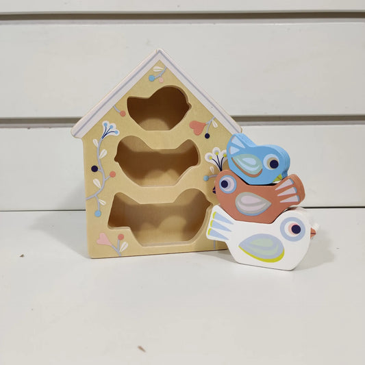 Jeu d'activité en bois maison à Forme