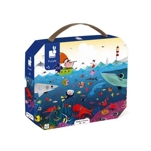 Puzzle Le Monde Sous Marin 100 pièces