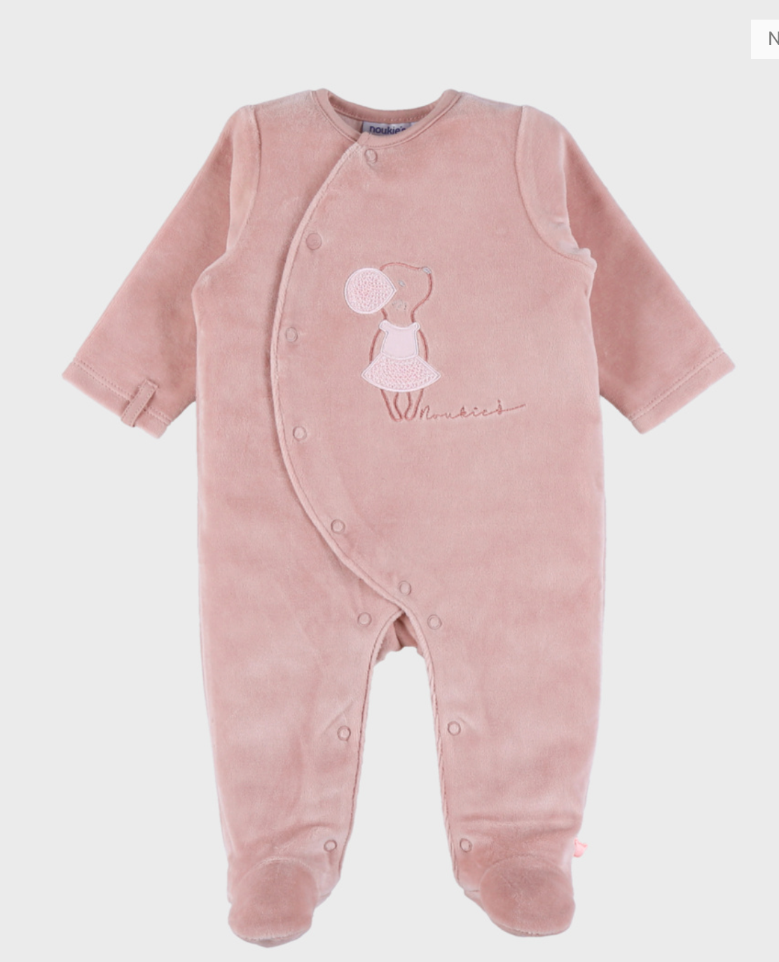Pyjama en velours souris