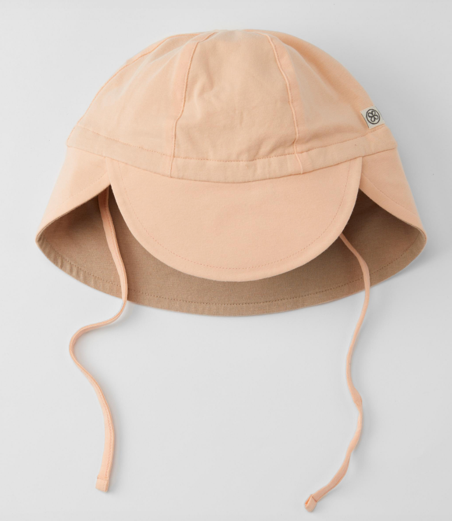 Chapeau reversible anti uv peachy summer sandy beach