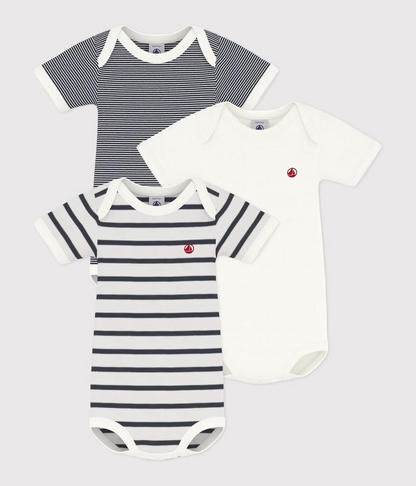 Lot de 3 bodies manches courtes