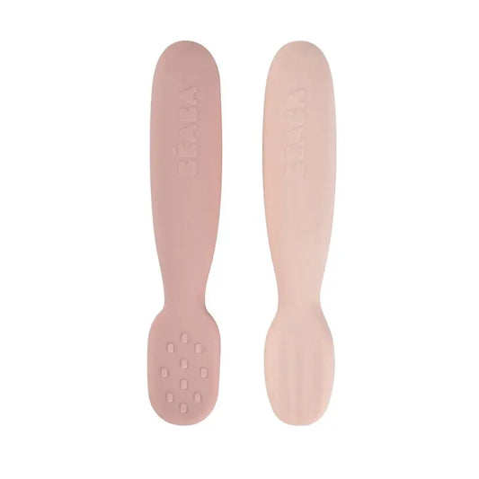 Lot de 2 pré-cuillères d'apprentissage silicone