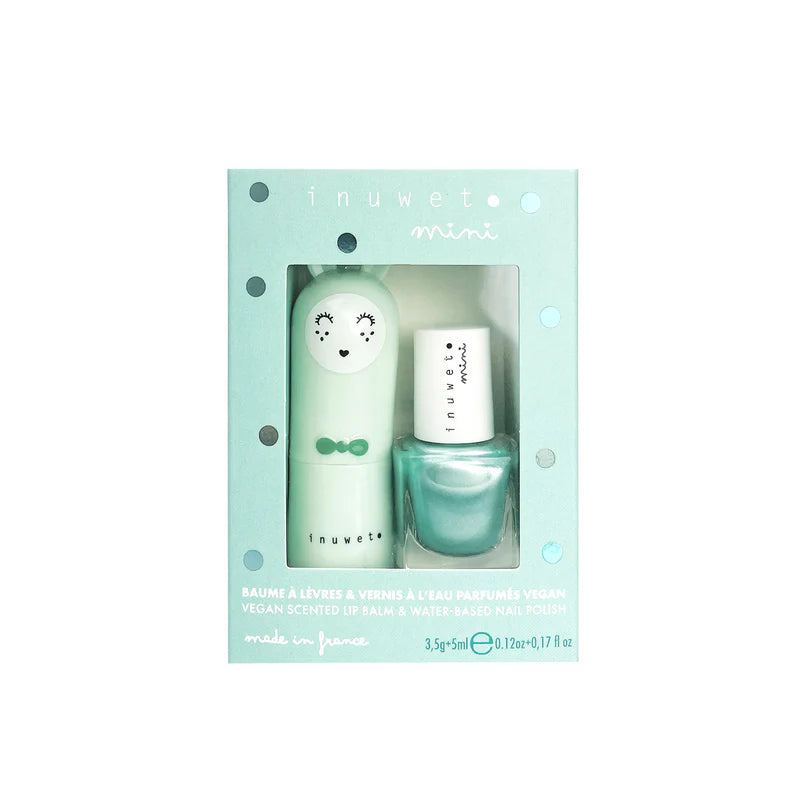 Coffret duo Baume à lèvres et vernis à l'eau
