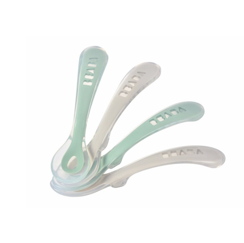 4 cuillères silicone 2e âge