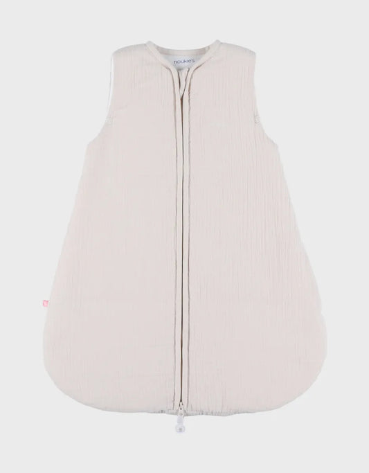 Gigoteuse mousseline bio beige 0/3mois