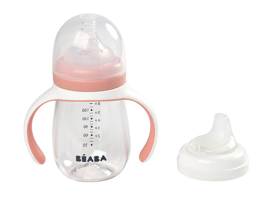 Biberon d'apprentissage 2-en-1 (plastique)