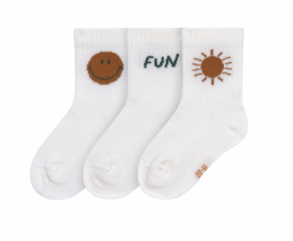 Lot de 3 paires de chaussettes enfant