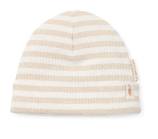 Bonnet bébé Stripe White