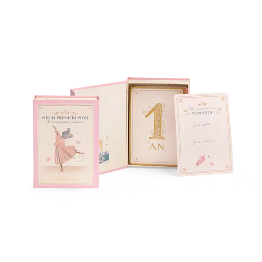 Cartes Mes 12 premiers mois La petite école de danse (30 cartes)