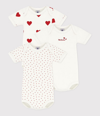 Lot de 3 bodies manches courtes