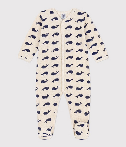 Pyjama en velours baleines