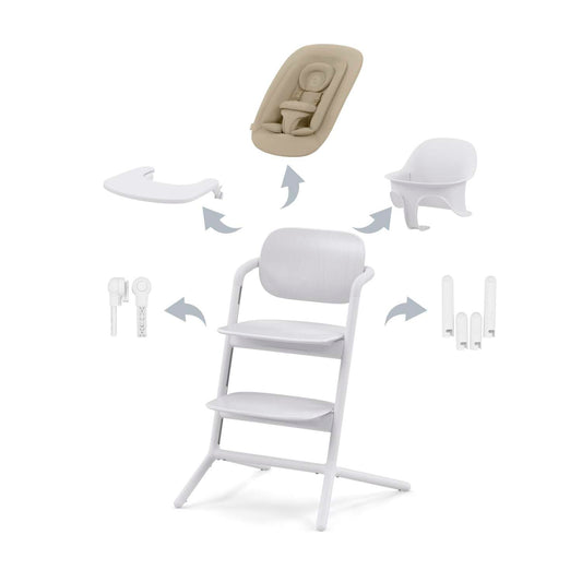 Chaise haute Lemo 4 en 1