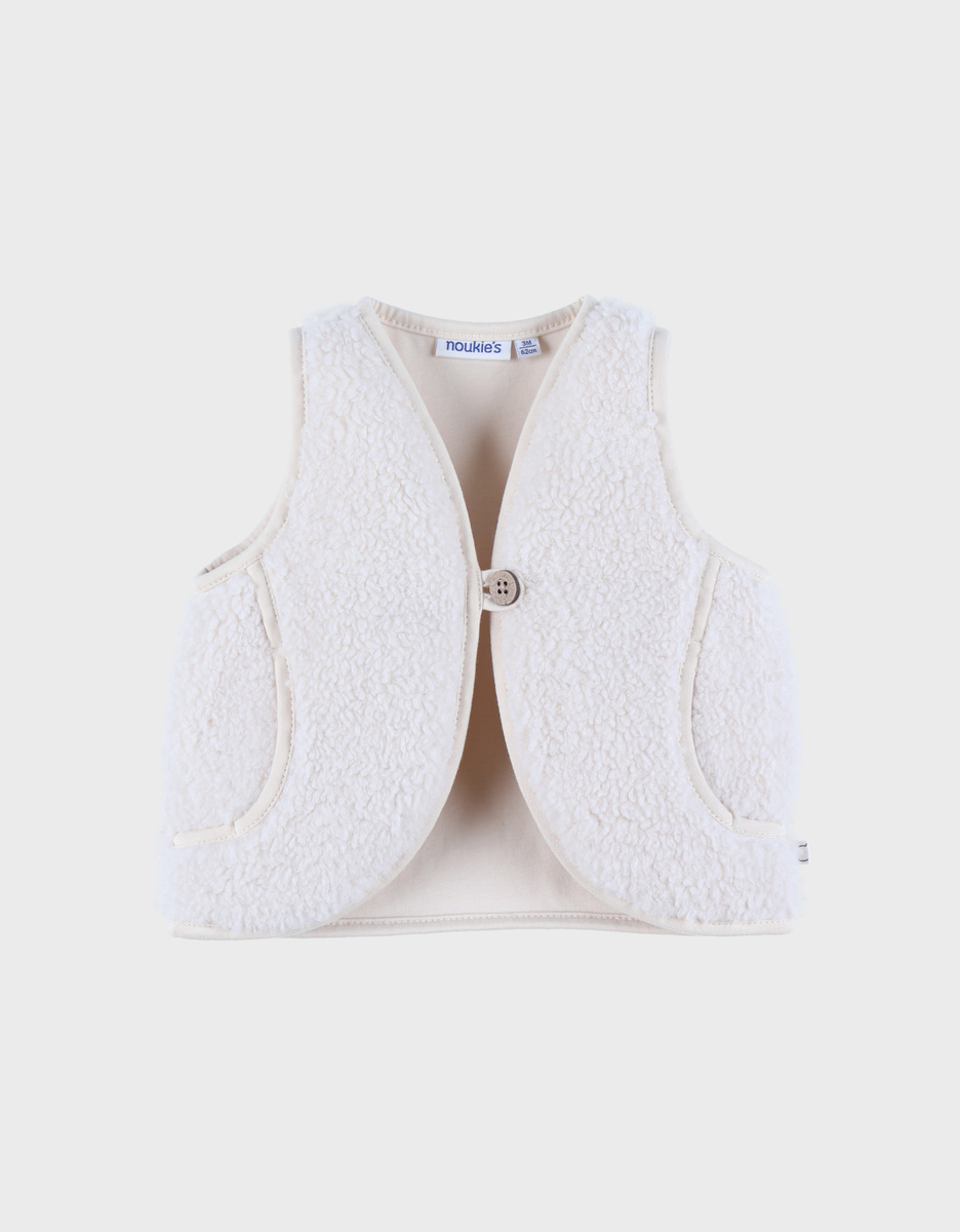 Veste sans manches sherpa