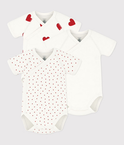 Lot de 3 bodies manches courtes